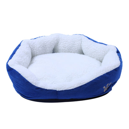 Pet Dog Bed House Warm Plush Dog Cushion Soft Puppy Kennel Sofa Washable Sleeping Nest Pet Bed  Mats for Small Dogs Pet Products