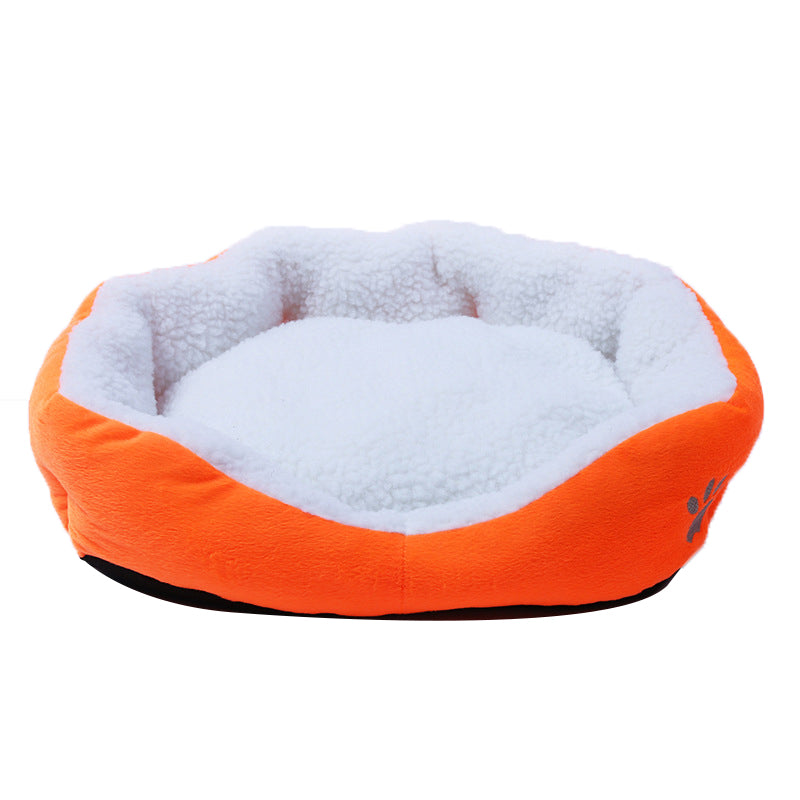 Pet Dog Bed House Warm Plush Dog Cushion Soft Puppy Kennel Sofa Washable Sleeping Nest Pet Bed  Mats for Small Dogs Pet Products