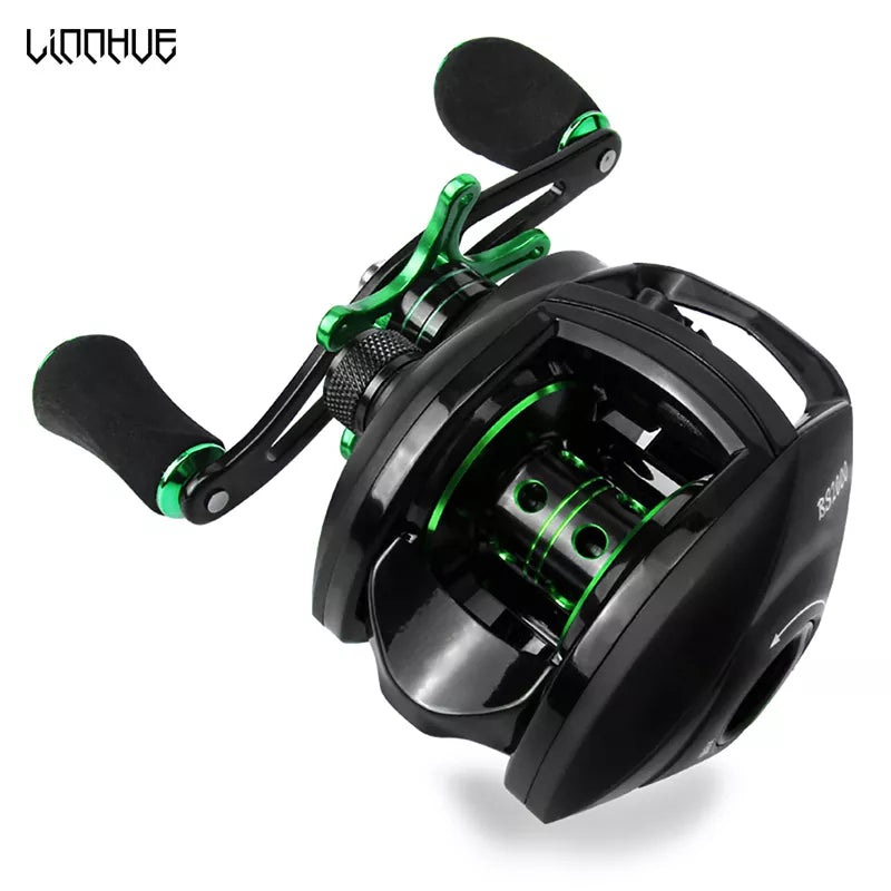 LINNHUE Baitcasting Reel BS2000 8.1:1 High Speed Reel Fishing Saltwater Fresh Fishing Wheel Equipment Casting Fishing Reel