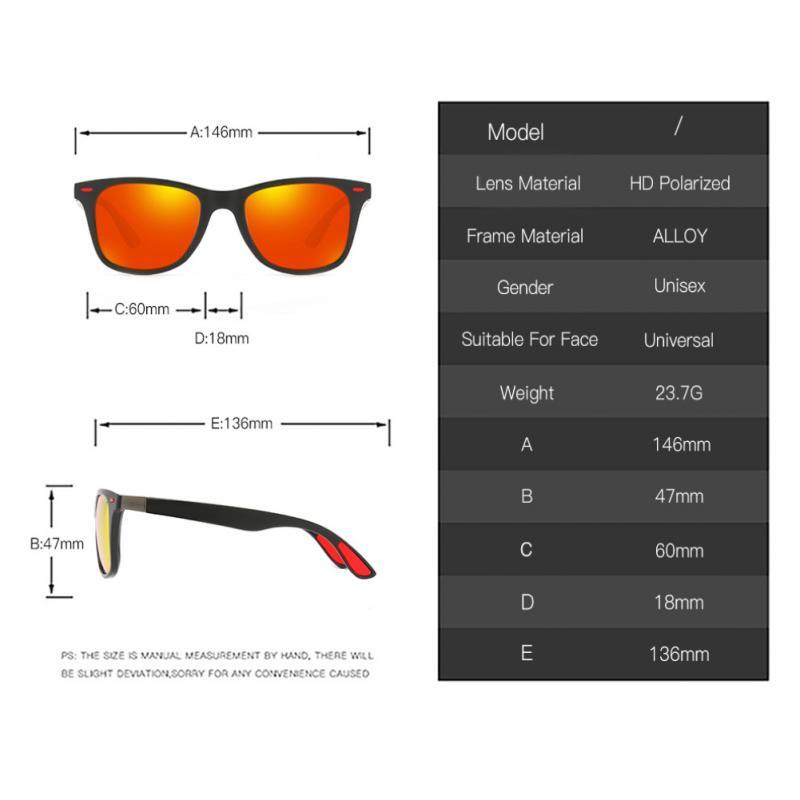 Magnetic Polarized Keyhole Sunglasses