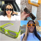 Rectangle Date Display Sunglasses