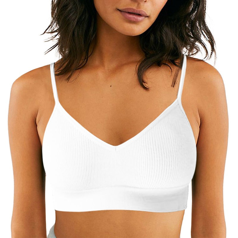 Womens Ribbed Sports Bra