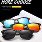 Magnetic Polarized Keyhole Sunglasses