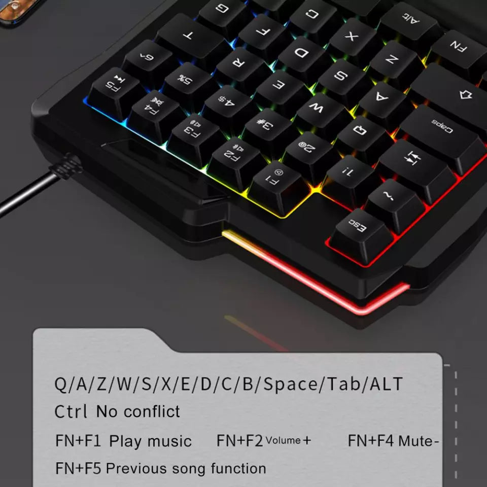 Mini Keyboard with Touch Control