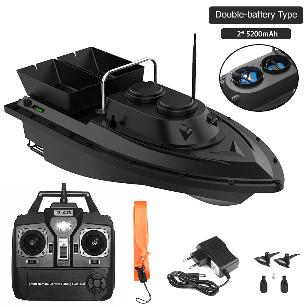 VIP 2PCS V18 Smart RC Bait Boat Toys Wireless Fish Finder Ship Boat Remote Control 500M Fishing Boats Speedboat Fishing Tool