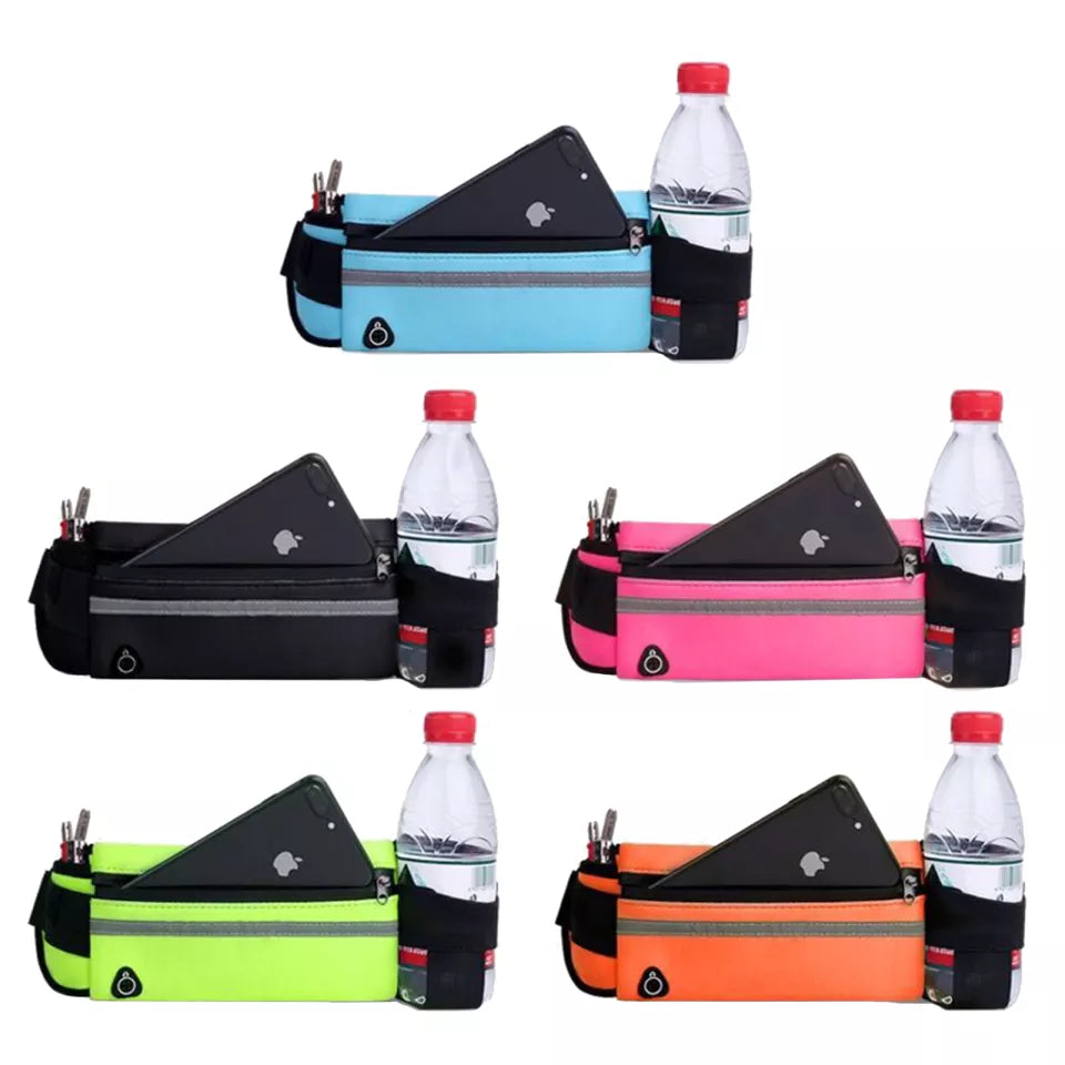 Running Waist Bag Belt Bag Multifunctional Waterproof Sports Pocket Pouch Belt Pack Non-slip Gym Sports Bags Cycling Phone bag