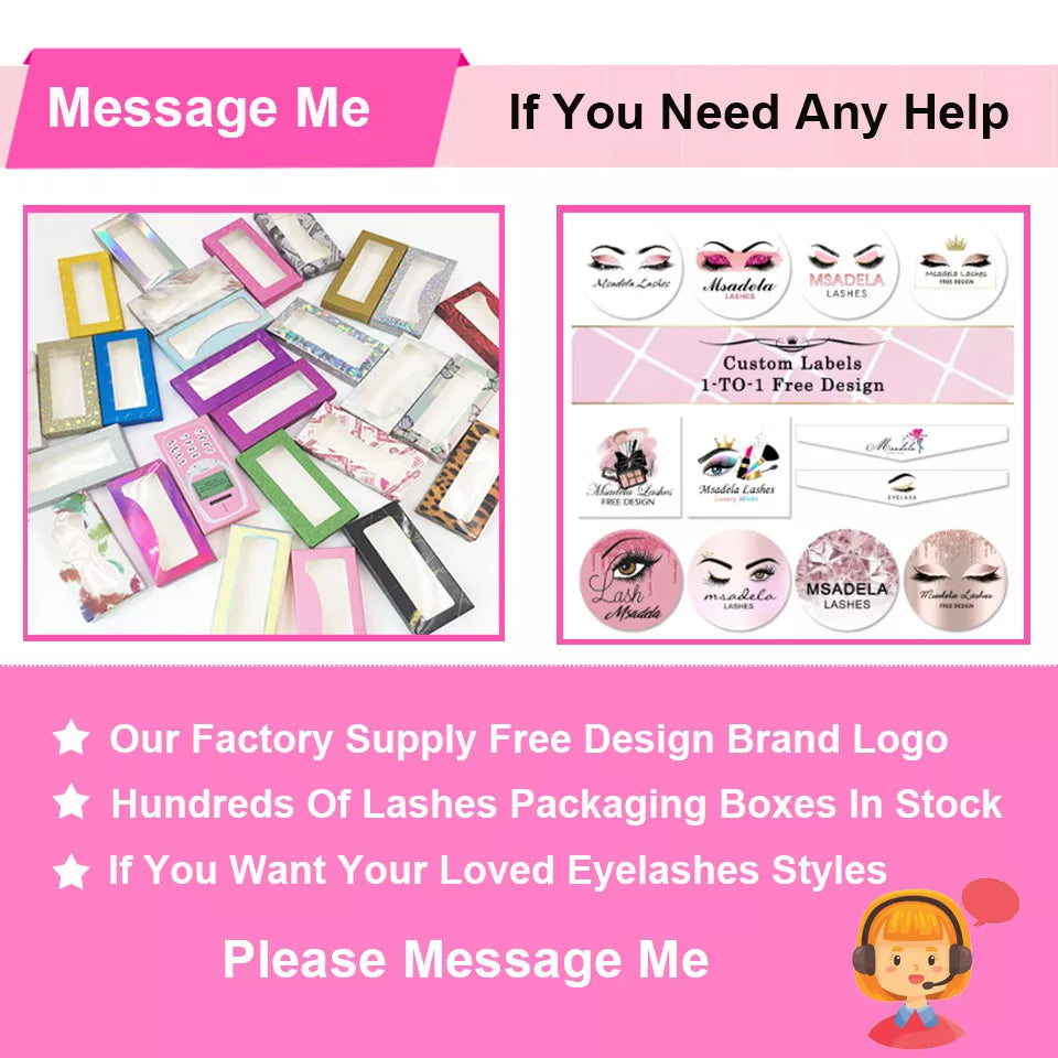 Mink Eyelash 10/30/50 Pairs Fake Lashes Wholesale 3D 5D Mink Lashes Packaging Boxes Magnetic Eyelashes Mink 25mm Lashes In Bulk