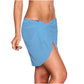 Womens Block Color Swim Short Sleeve