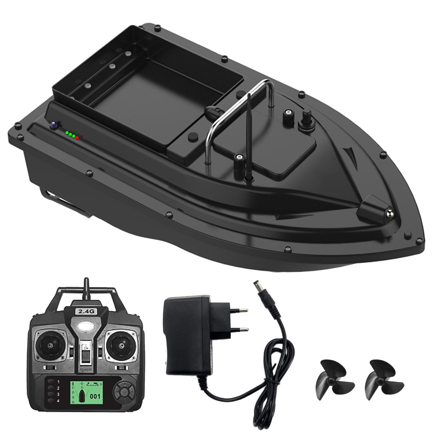 VIP 2PCS V18 Smart RC Bait Boat Toys Wireless Fish Finder Ship Boat Remote Control 500M Fishing Boats Speedboat Fishing Tool