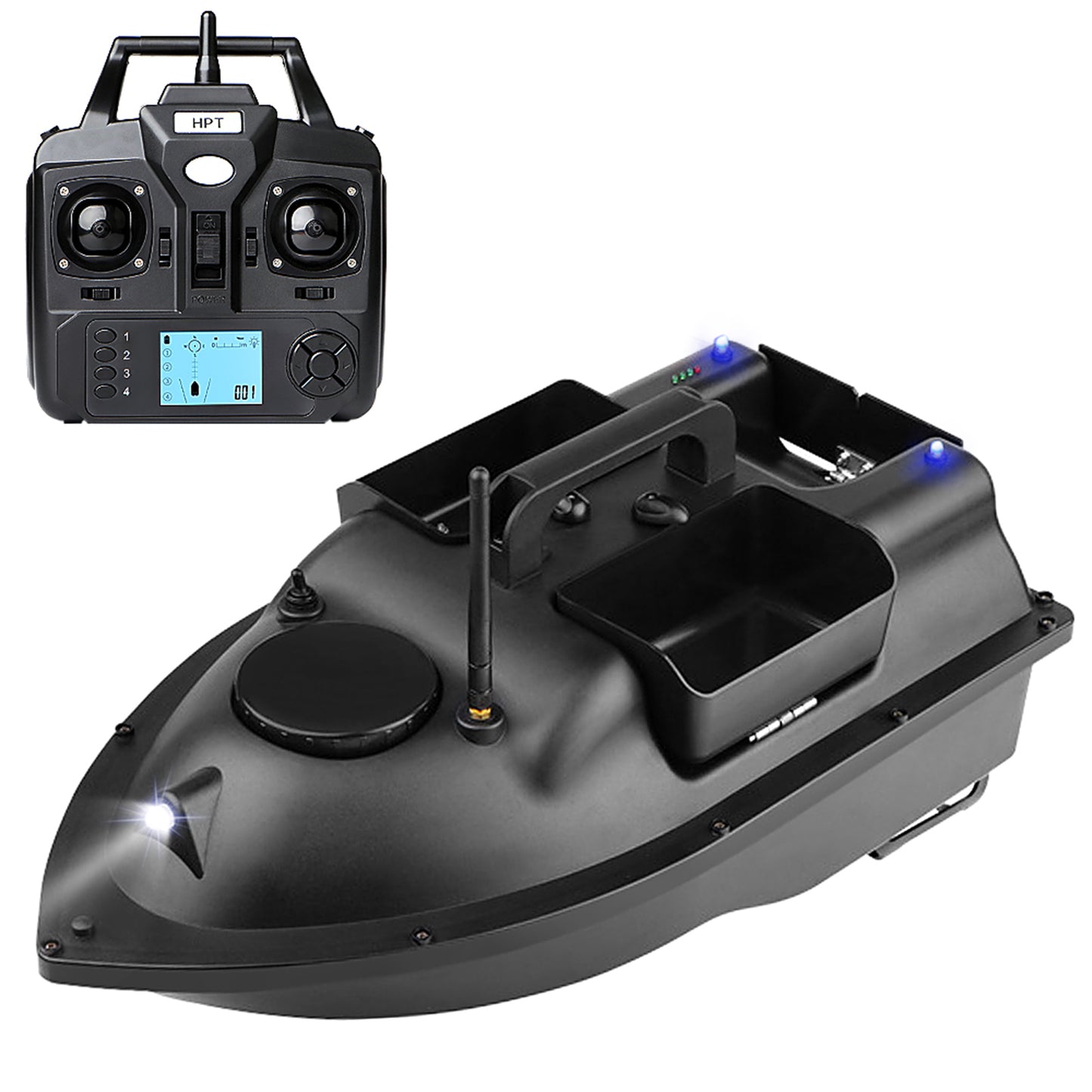 VIP 2PCS V18 Smart RC Bait Boat Toys Wireless Fish Finder Ship Boat Remote Control 500M Fishing Boats Speedboat Fishing Tool