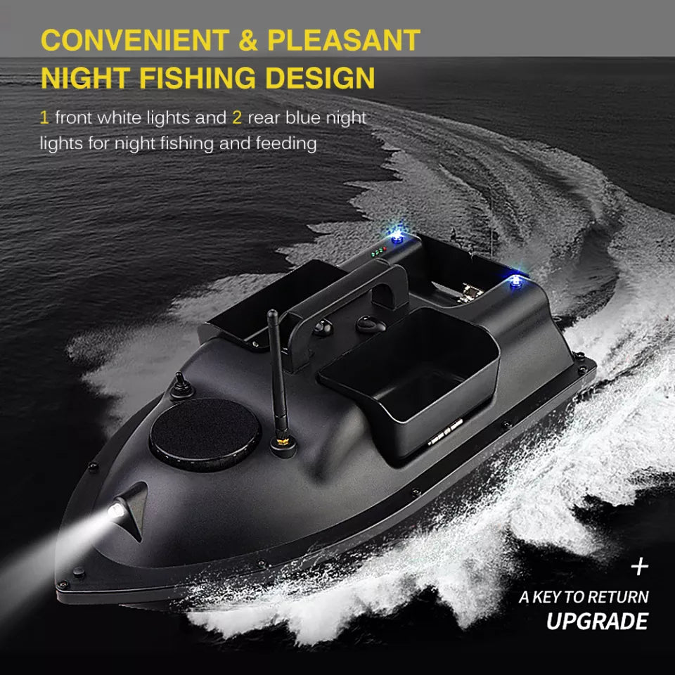 VIP 2PCS V18 Smart RC Bait Boat Toys Wireless Fish Finder Ship Boat Remote Control 500M Fishing Boats Speedboat Fishing Tool