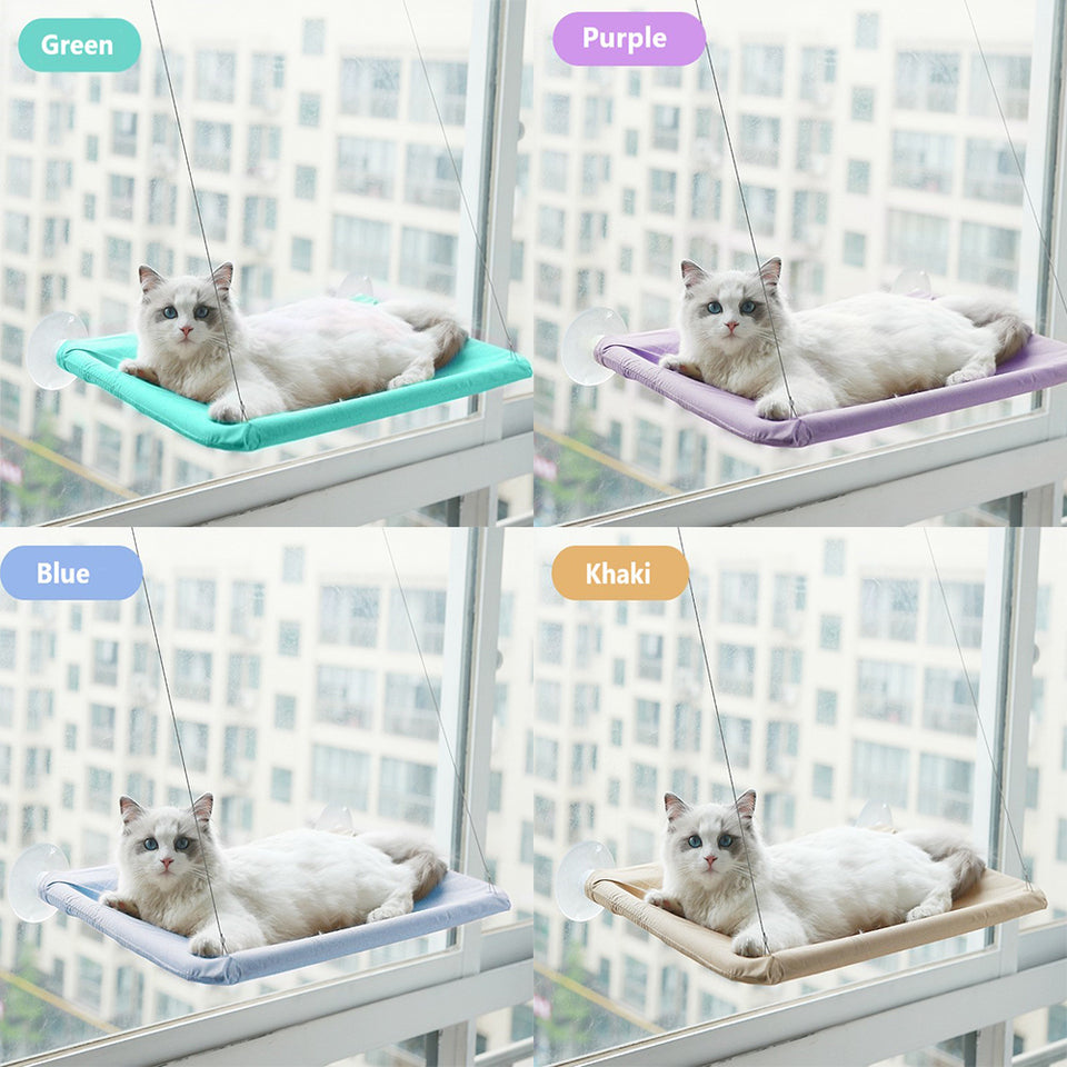 Indoor Hanging Glass Pet Hammock