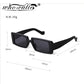 Rectangle Date Display Sunglasses