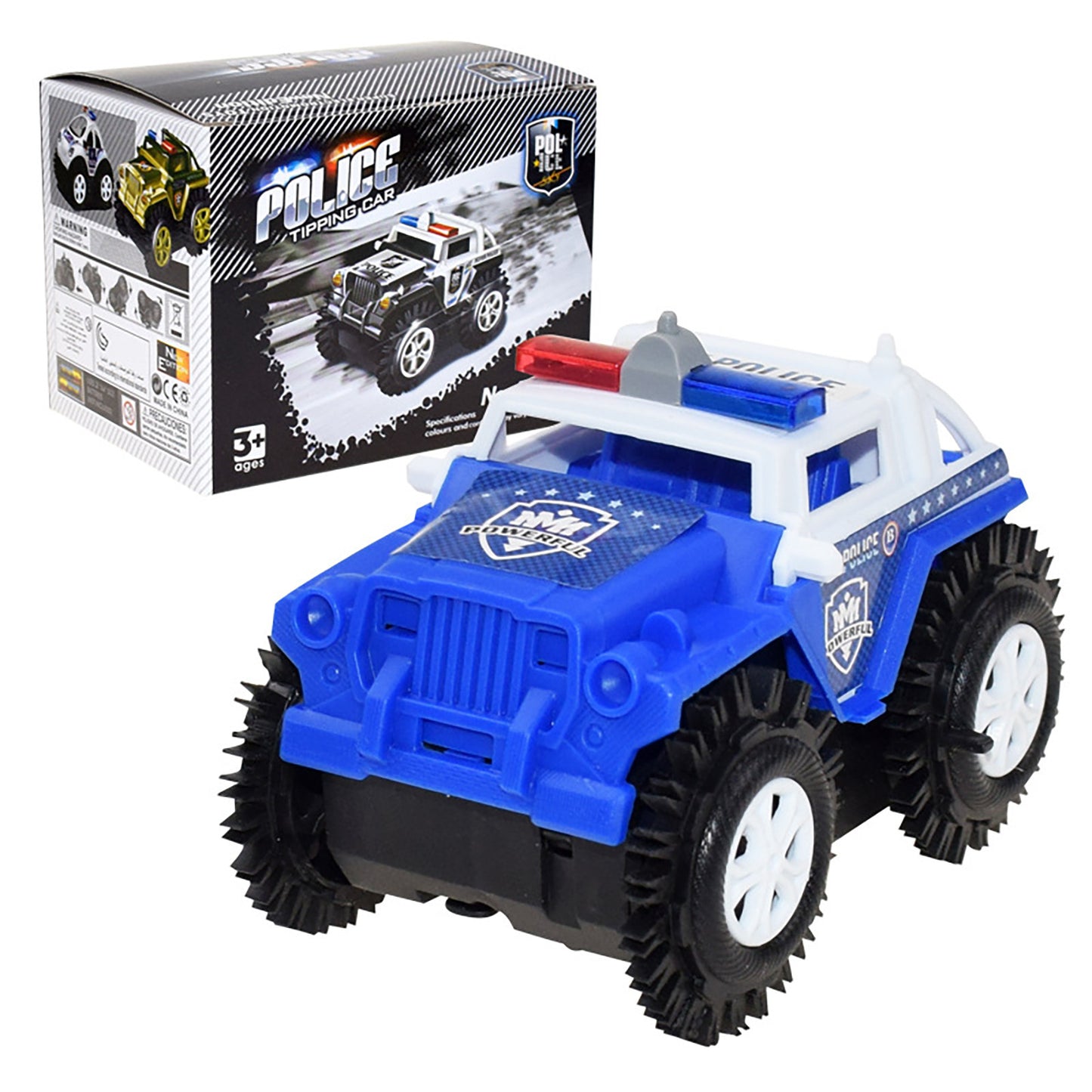 Stunt Electric Car Dumper Double Sided Tumbling Bucket Stunt Car Electric Toys 4WD Off-road Car Model Vehicle Toys For Kids