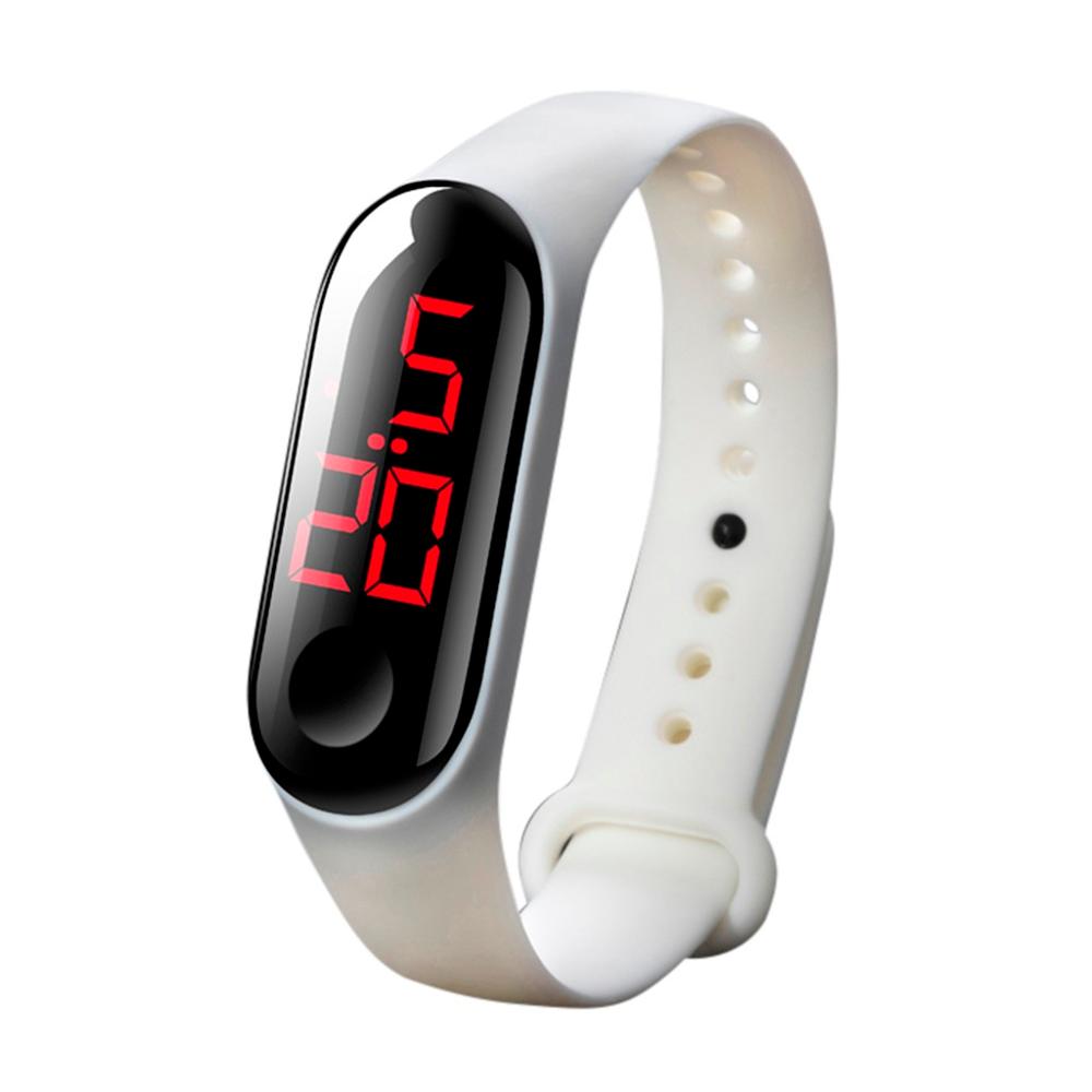 White Gold Digital Watch