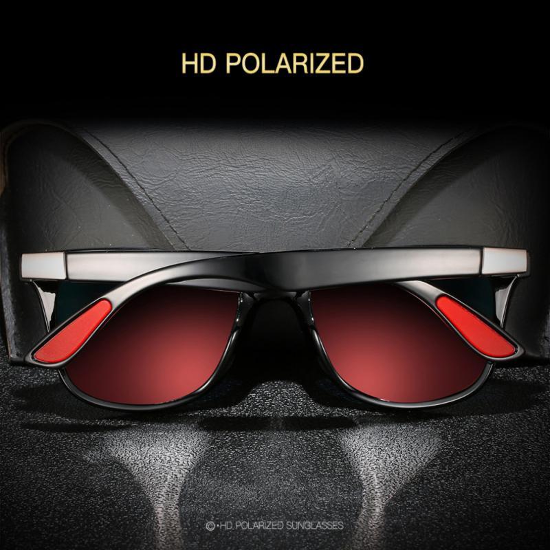 Magnetic Polarized Keyhole Sunglasses