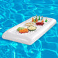 Pool Float Beer Table Drinking Cooler Table Bar Tray Beach Swimming Ring Inflatable Air Mattress Pool Water Food Drink Holder