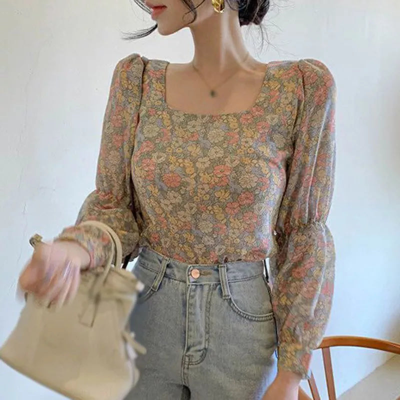 Flower Print Shirt