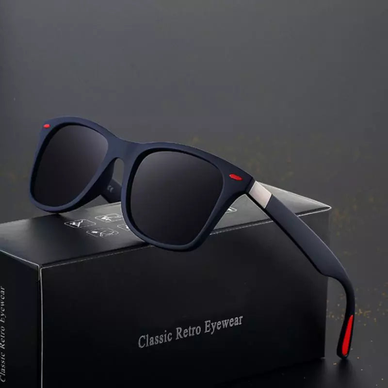 Magnetic Polarized Keyhole Sunglasses