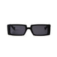 Rectangle Date Display Sunglasses