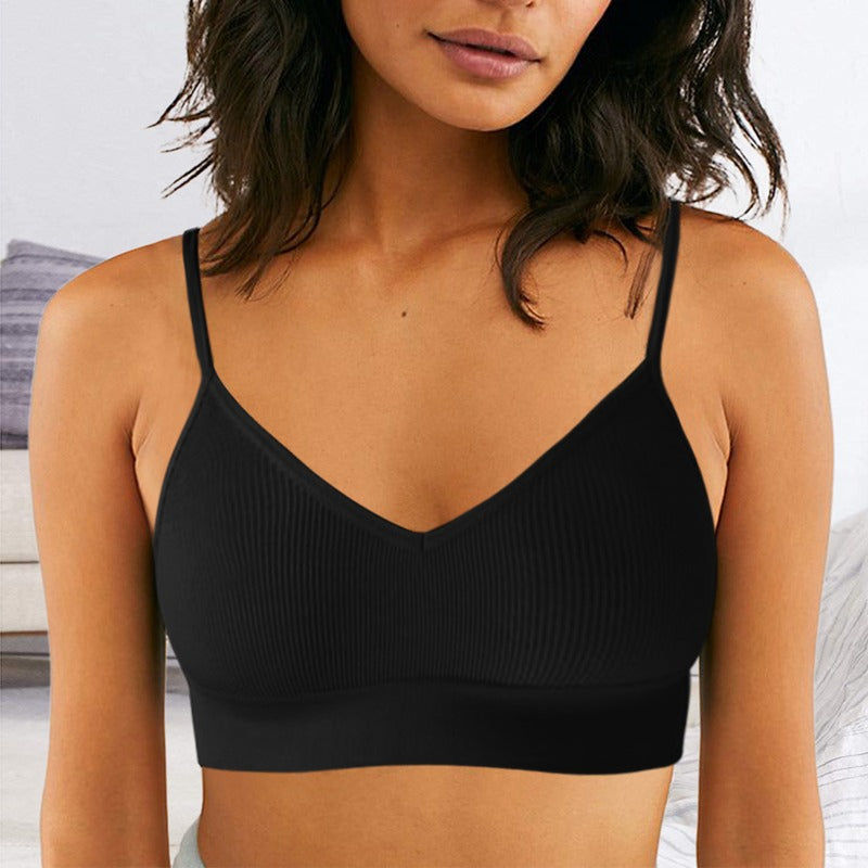 Womens Ribbed Sports Bra