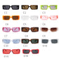 Rectangle Date Display Sunglasses