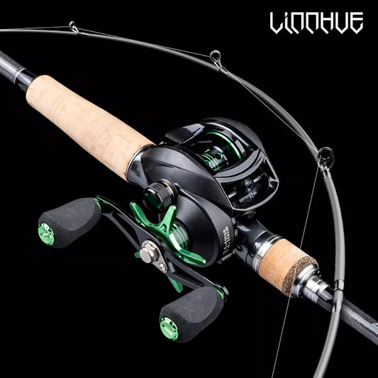 LINNHUE Baitcasting Reel BS2000 8.1:1 High Speed Reel Fishing Saltwater Fresh Fishing Wheel Equipment Casting Fishing Reel