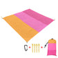 Large Size Beach Towels Mat Sand Beach Blanket Sand Proof Oversized Pocket Beach Swimming Pool Mat Beach Accessories Picnic Mat