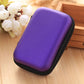 Portable Headphone Storage Bag Protective Container Colorful Headphone Case Travel Earphone Data Cable Charger Storage Organizer
