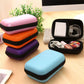 Portable Headphone Storage Bag Protective Container Colorful Headphone Case Travel Earphone Data Cable Charger Storage Organizer