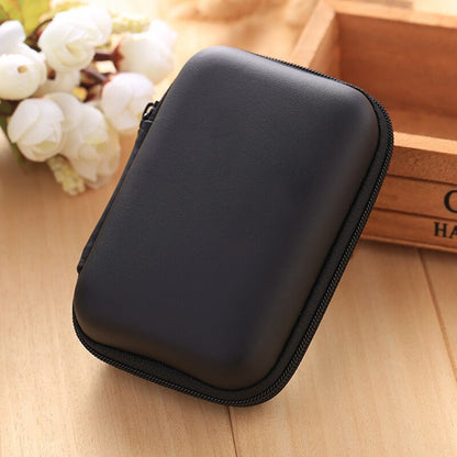 Portable Headphone Storage Bag Protective Container Colorful Headphone Case Travel Earphone Data Cable Charger Storage Organizer