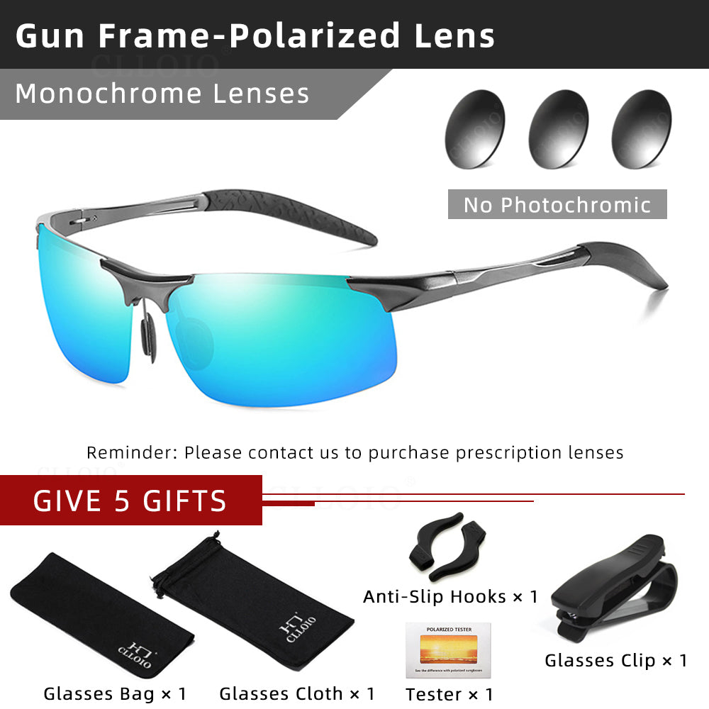 Polarized Round Clear Glasses