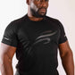 Robert Short Sleeve Shirt with Reflective Logo - Black