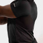 Robert Short Sleeve Shirt with Reflective Logo - Black